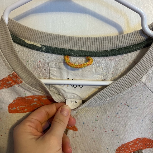 Urban Outfitters Mushroom Print Sweatshirt - Picture 2 of 3